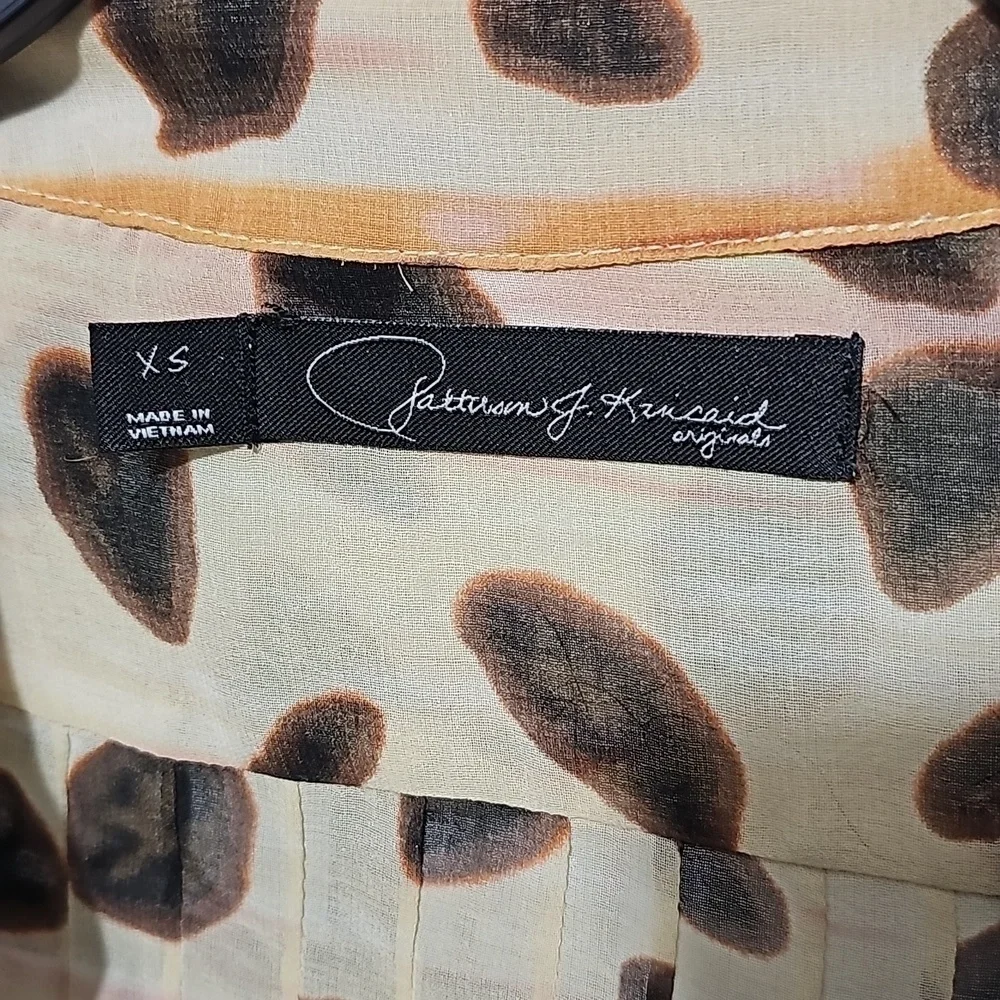 Patterson‎ J. Kincaid Originals Sheer Top Size XS